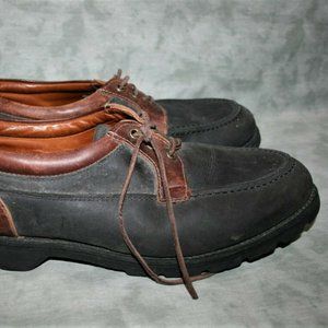 Allen Edmonds  Black Brown Leather Oxfords 11 E